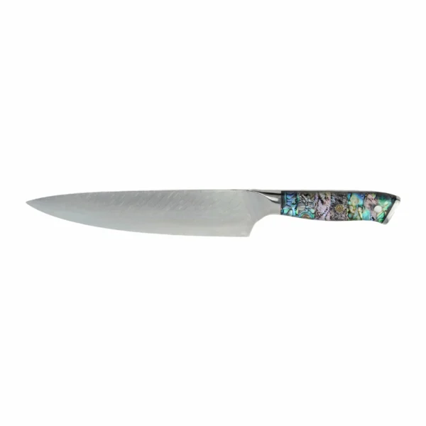 damascus-chef-knife-abalone-handle