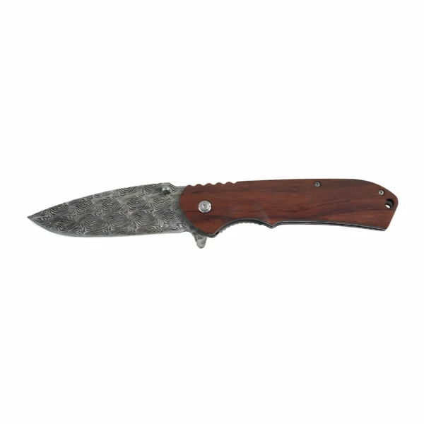 damascus-folding-knife-rosewood-handle