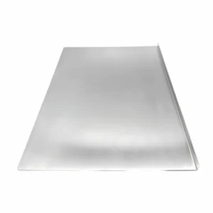 Brushed stainless steel pastry board for baking dough rolling isolated on white background KL-KA-CB-003