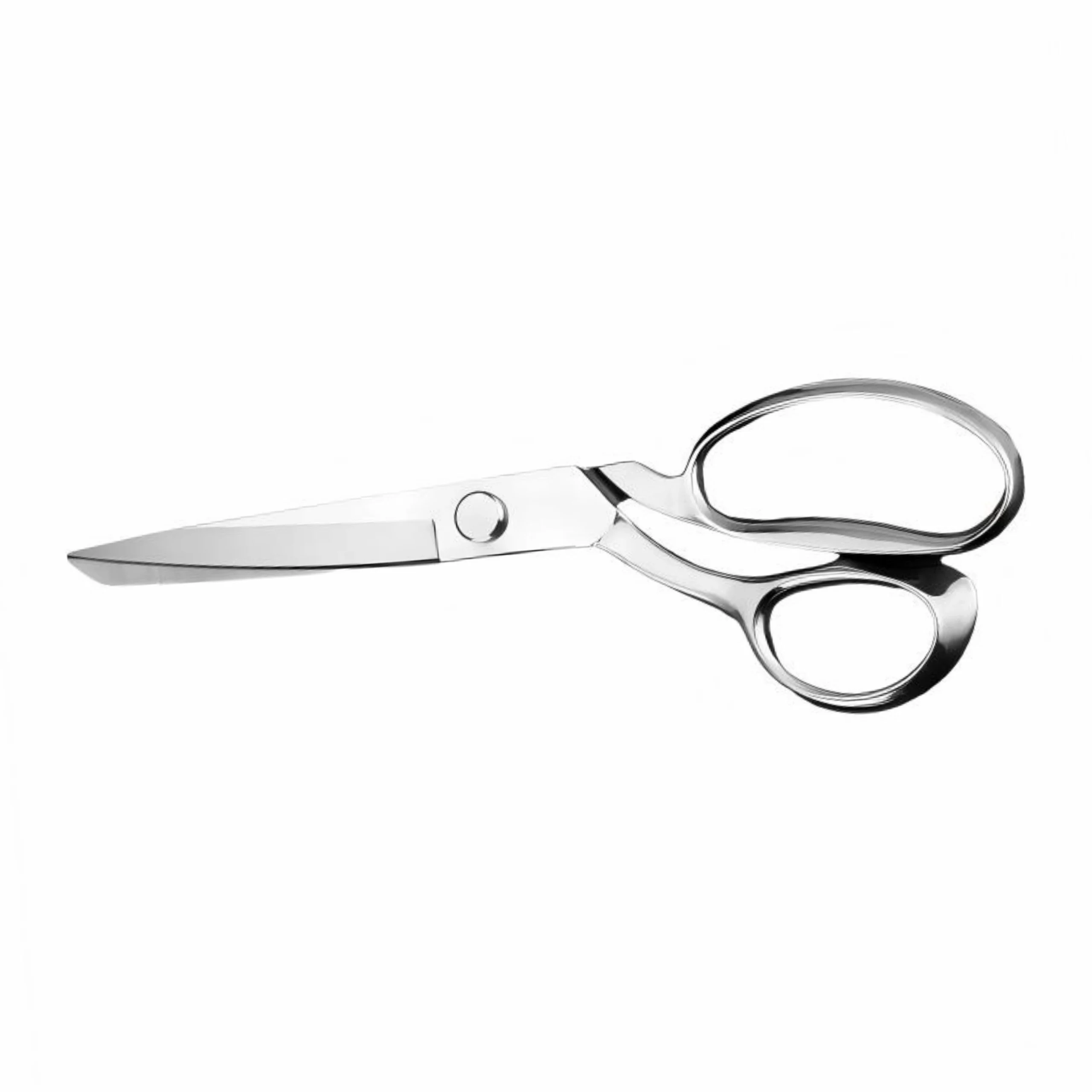 rofessional tailor scissors with mirror polished stainless steel isolated on white background, SKU KL-SC-TC-003