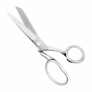 Satin blade professional tailor scissors isolated on white background, SKU KL-SC-HC-004