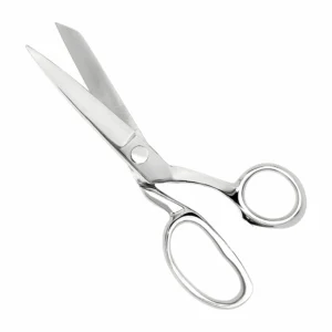 Satin blade professional tailor scissors isolated on white background, SKU KL-SC-HC-004